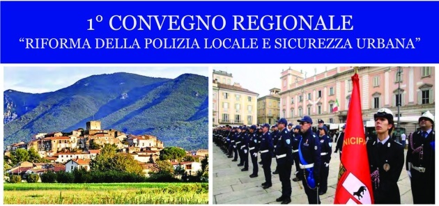 Copertina 1° CONVEGNO REGIONALE “RIFORMA DELLA POLIZIA LOCALE E SICUREZZA URBANA”